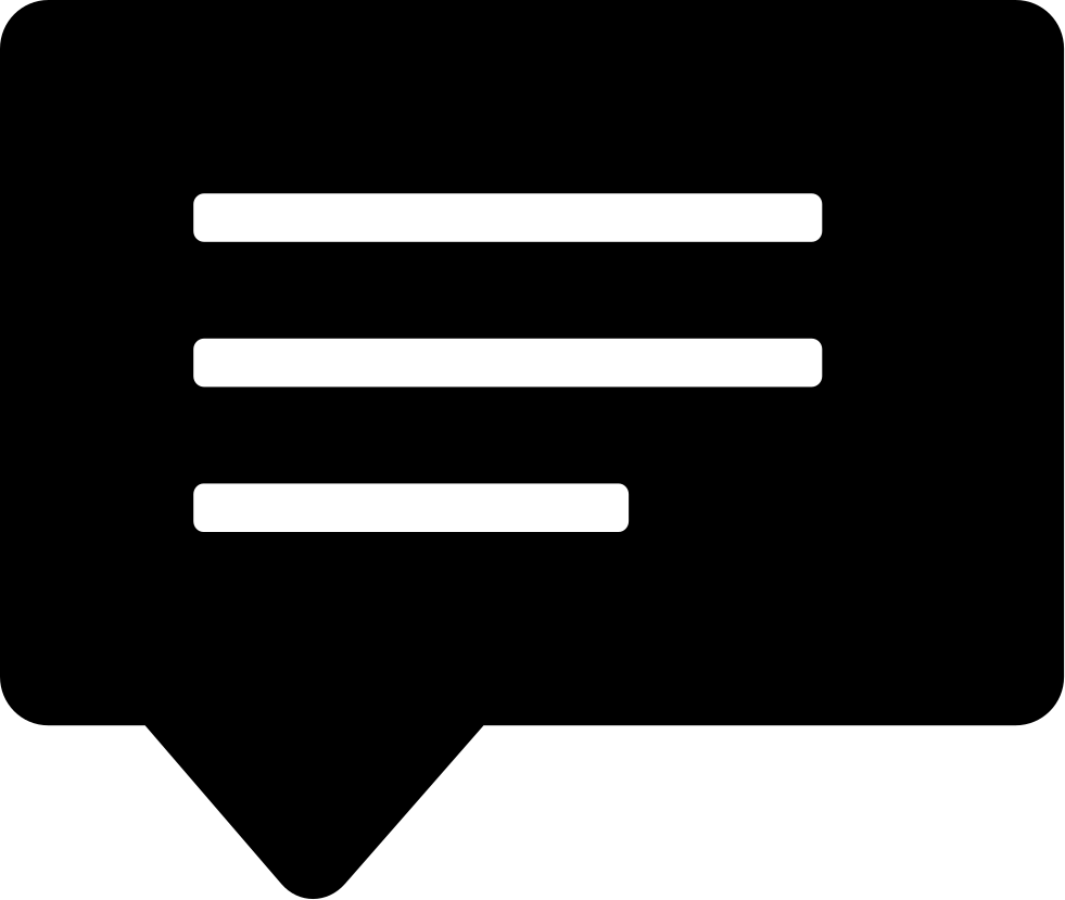Download Comment Comment Comments - Black Comment Icon | Transparent ...