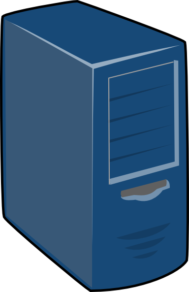 Linux Server Clip Art - Clip Art (384x593), Png Download