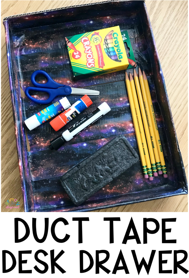 Duct Tape Desk Drawer - Poster (764x1024), Png Download