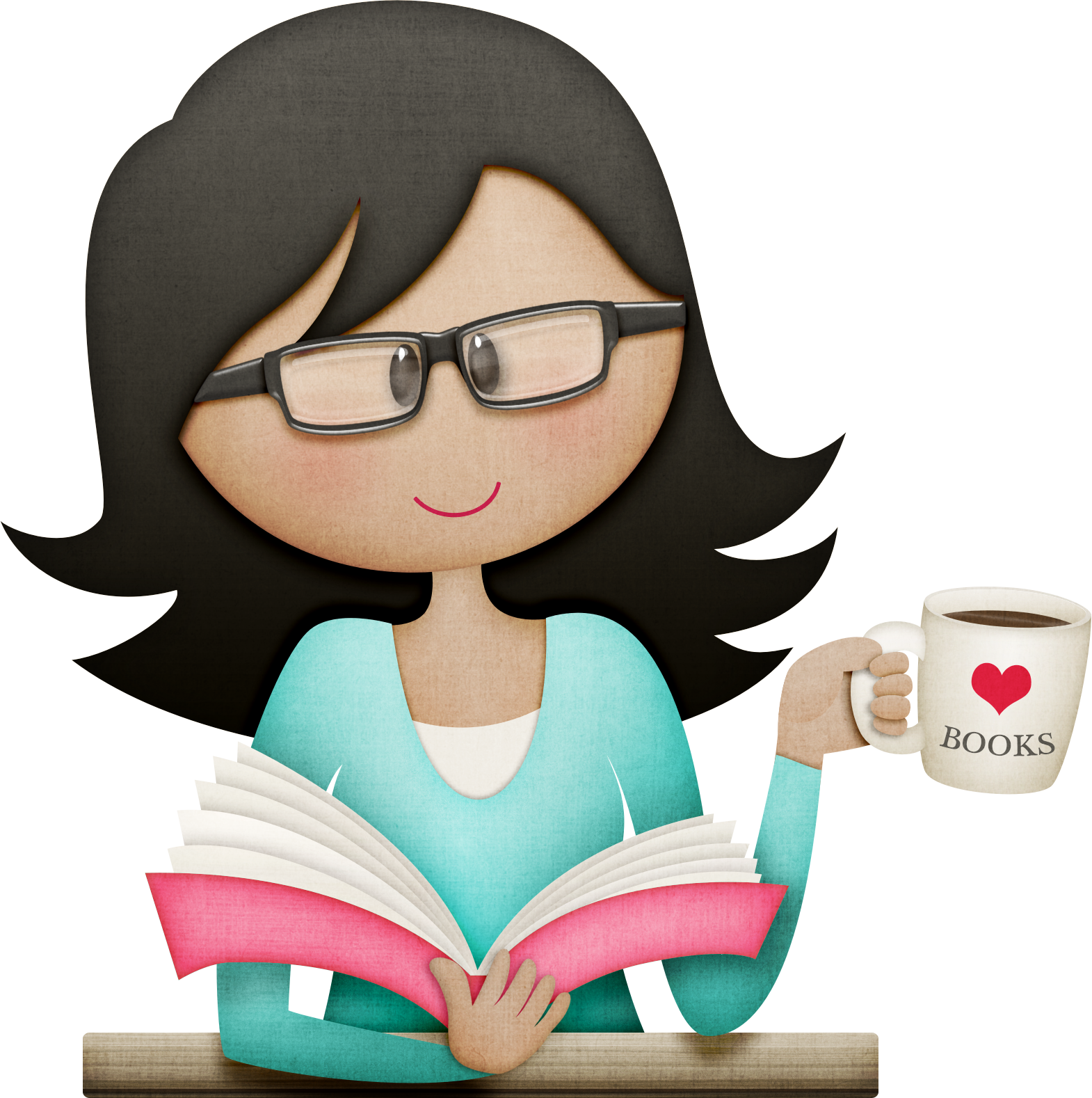 Pin By Olivia Stein On Stuff I Like - Teacher With Glasses Clipart (1570x1578), Png Download