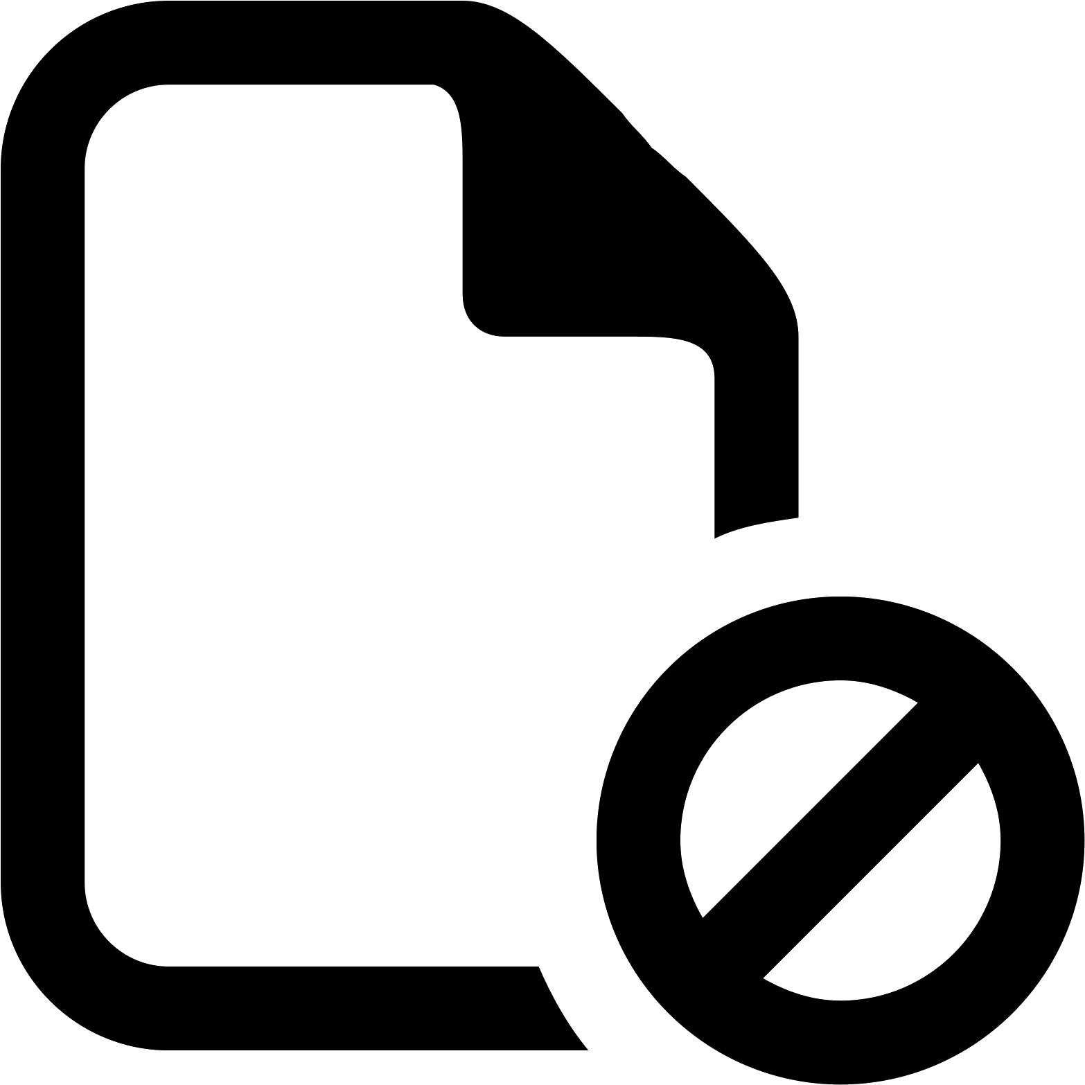 Delete Icon Png Black - Add File Icon Png (1600x1600), Png Download