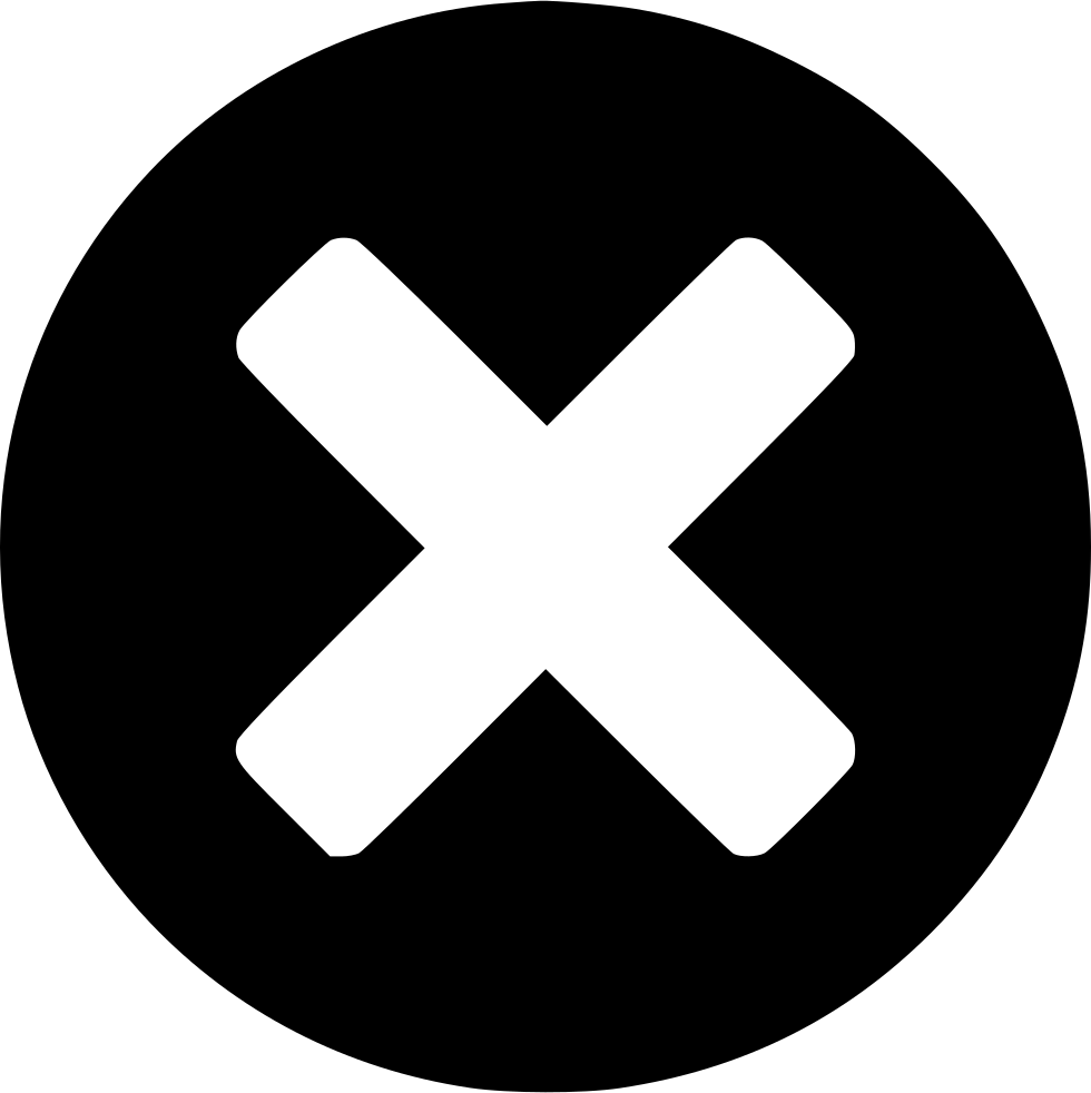 Delete Comments - Cross Flat Icon Png (980x982), Png Download