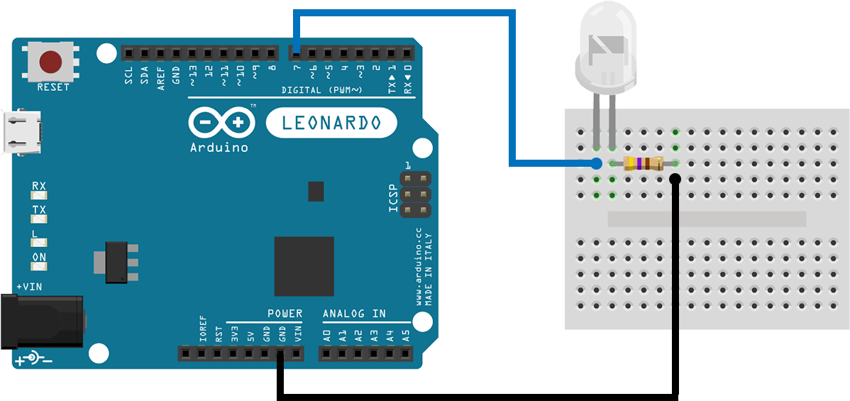 File - Blink - 3 Pin Switch Arduino (1200x576), Png Download