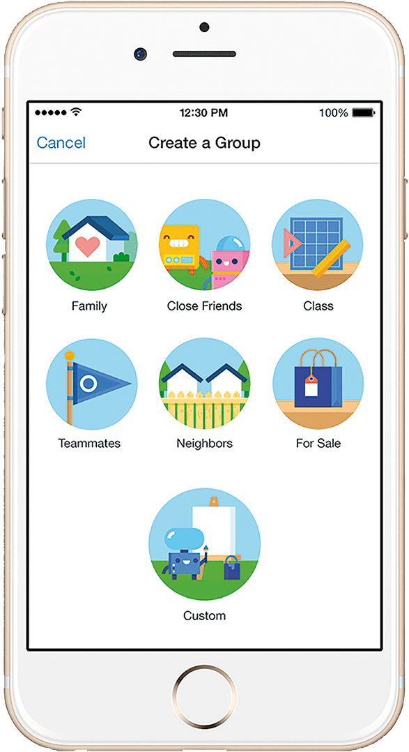 Los - Facebook Group On Iphone (677x1134), Png Download