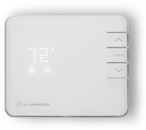 Com Smart Thermostat - Alarm Com Stat (498x416), Png Download
