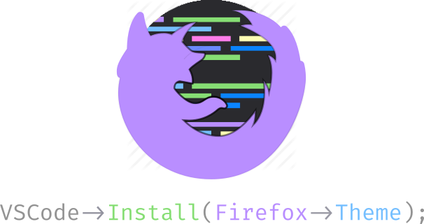 Firefox Theme For Vs Code - Logo (606x321), Png Download