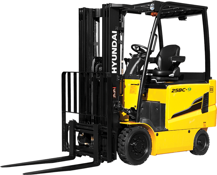 Hyundai Electric Forklift (800x619), Png Download