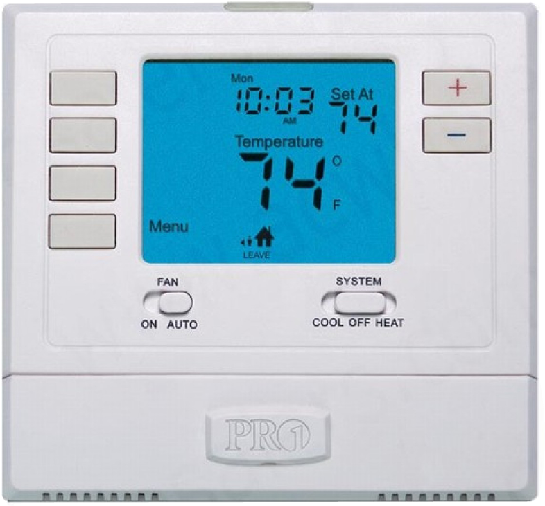 Pro1 Iaq T715 Programmable Thermostat - T721 Thermostat (1047x960), Png Download