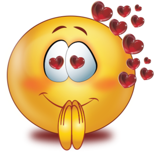 Graphic Stock Facebook Emoticons Symbols Emojis Loving - Emoji (384x384), Png Download