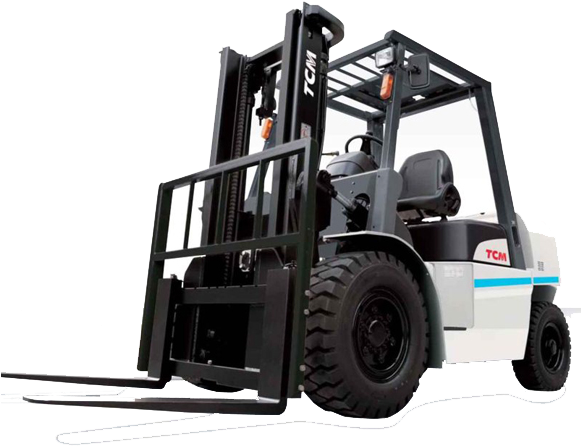 Forklift Tcm 3.5 Ton (580x520), Png Download