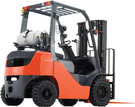 Why Call Forkserve All Areas Forklift Hire - Toyota Fork Lift (490x398), Png Download