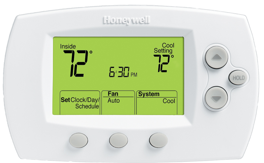 Honeywell, Wi-fi Focus Pro 6000 Thermostat - Honeywell Programmable Thermostat (900x567), Png Download