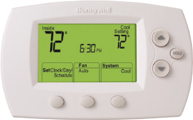 Honeywell Thermostats - Honeywell Programmable Thermostat (900x900), Png Download