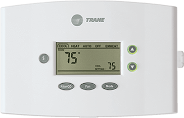 Xr401 - Trane Thermostat Manual (380x440), Png Download