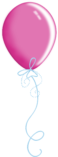 Picasa Web Albums - Single Pink Balloon Clip Art (249x582), Png Download