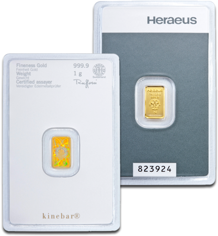 1g Gold Bar - Kinebar Gold 1g (500x500), Png Download