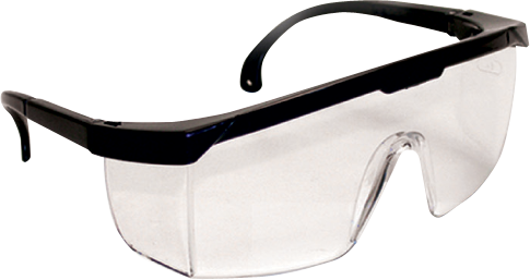 Safety Goggle - Clear Color - Safety Goggles Png (485x257), Png Download