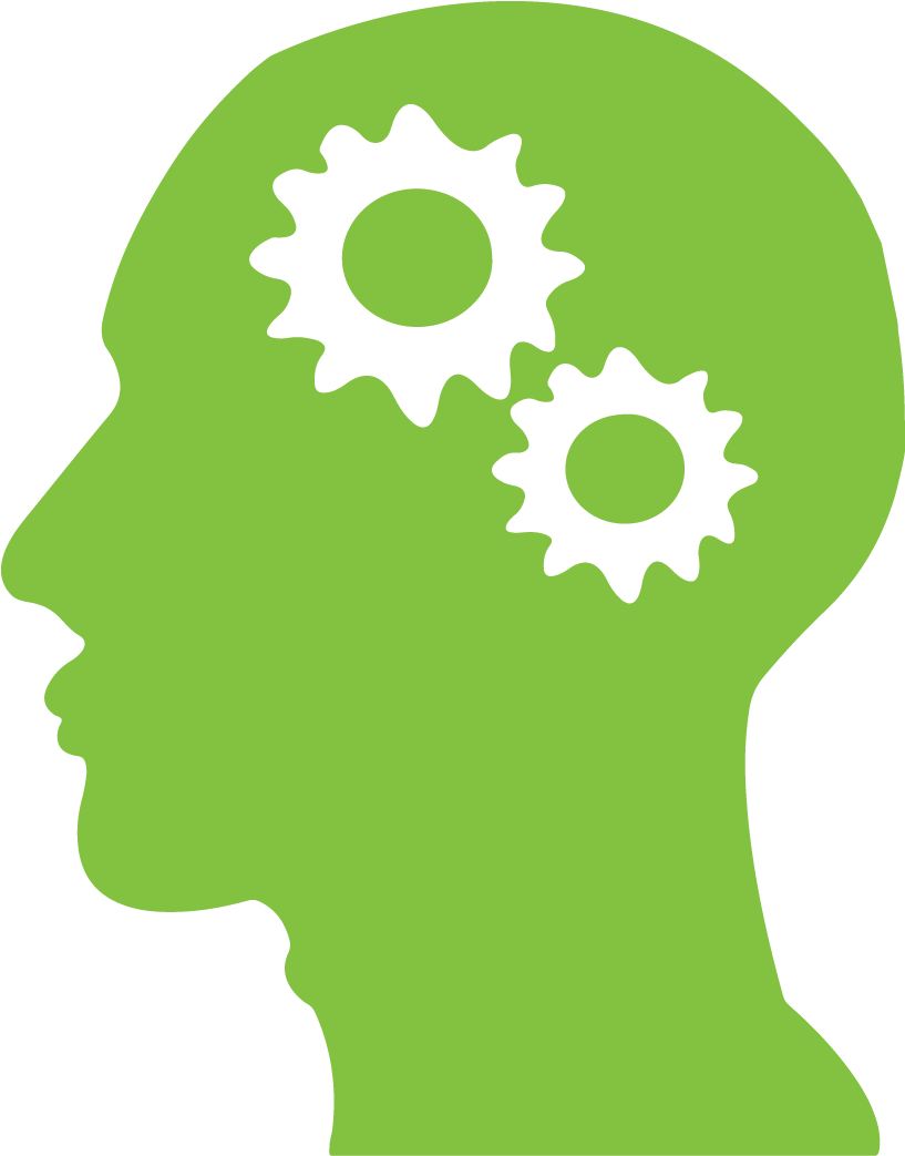 Access To Decision-makers - Mind Green Icon Png (1667x1667), Png Download