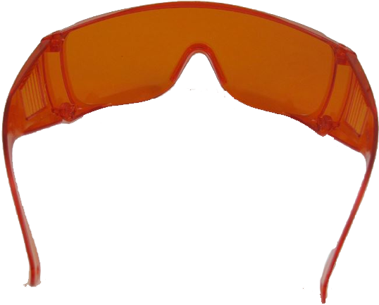 Velscope Vx Patient Safety Glasses - Patient (549x465), Png Download