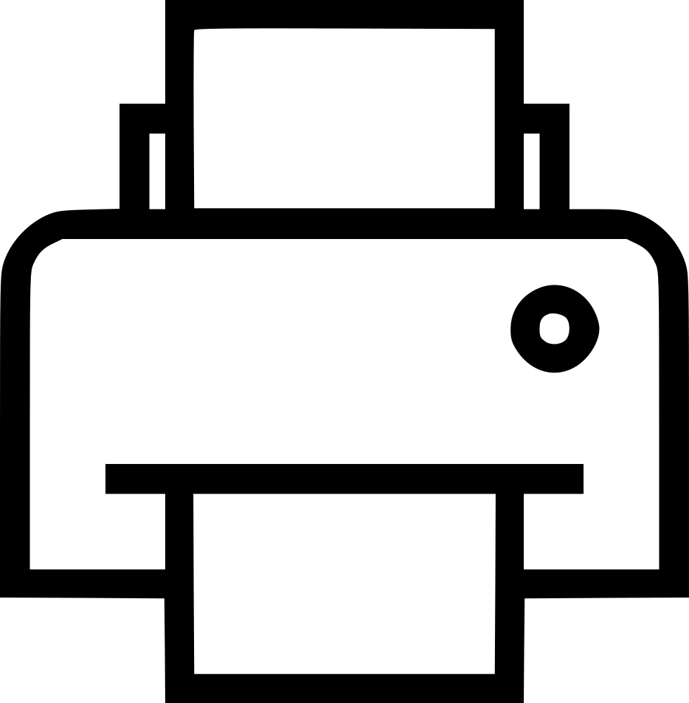 Png File Svg - Printer (980x1000), Png Download