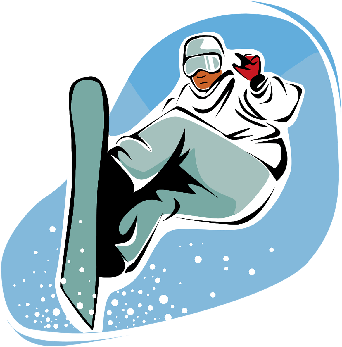 Sports - Snowboard Clipart Png (1280x1280), Png Download
