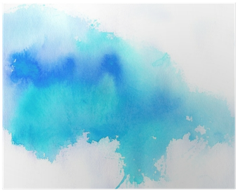 Blue Spot, Watercolor Abstract Hand Painted Background - La Musica House Vol 1 - Various - Download (400x400), Png Download