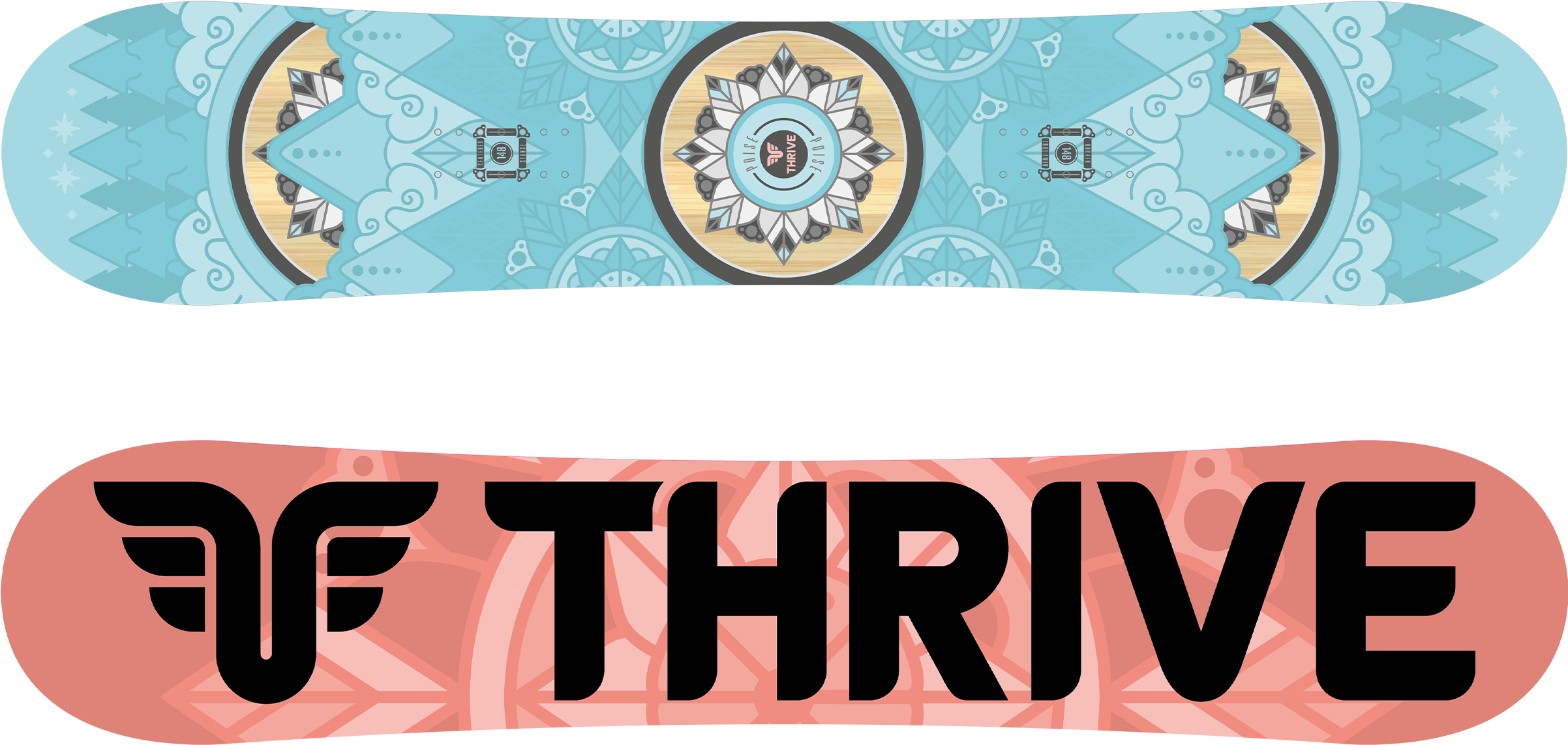 Poise Snowboard - Skateboard Deck (2500x1425), Png Download