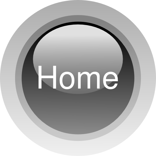 Home Button Clip Art At Clker - Clip Art (600x600), Png Download