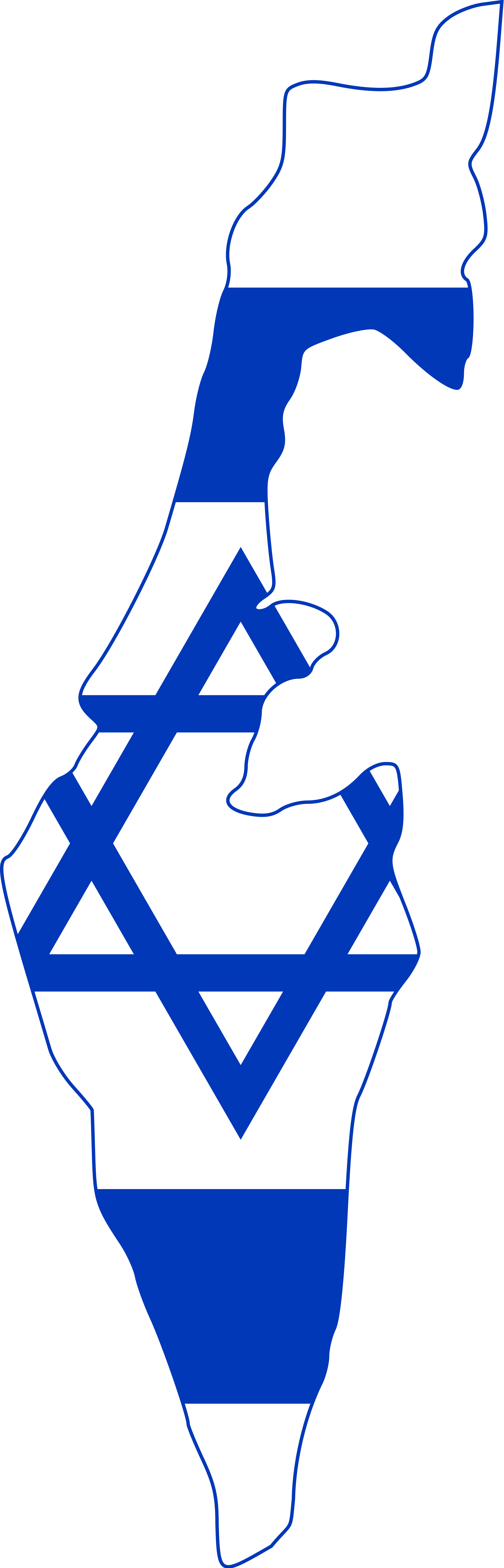 Open - Israel Flag On Country (2000x6216), Png Download