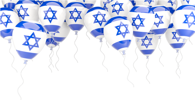 Use These Israel - Israel Balloons (640x480), Png Download