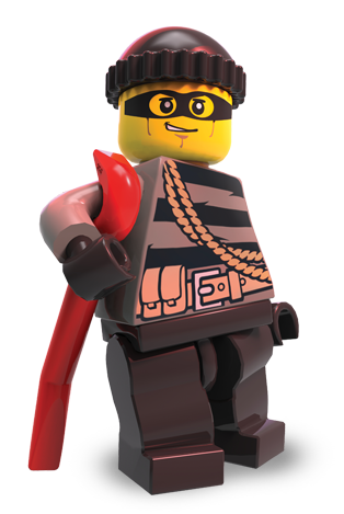 Chase Large Robber Png - Lego City Undercover Voleur (740x680), Png Download