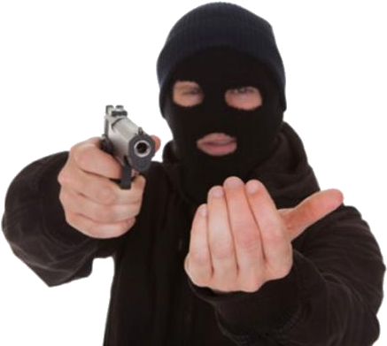 Robbery Sticker - Pay Up (658x400), Png Download