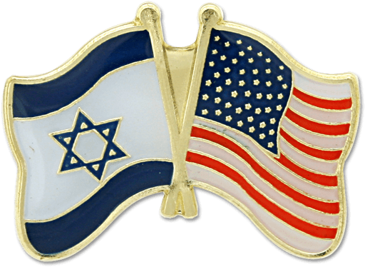 North American Countries And Israel Flag Pin - Lapel Pin (650x650), Png Download