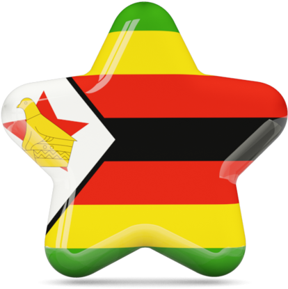 Zimbabwe Flag Star (640x480), Png Download