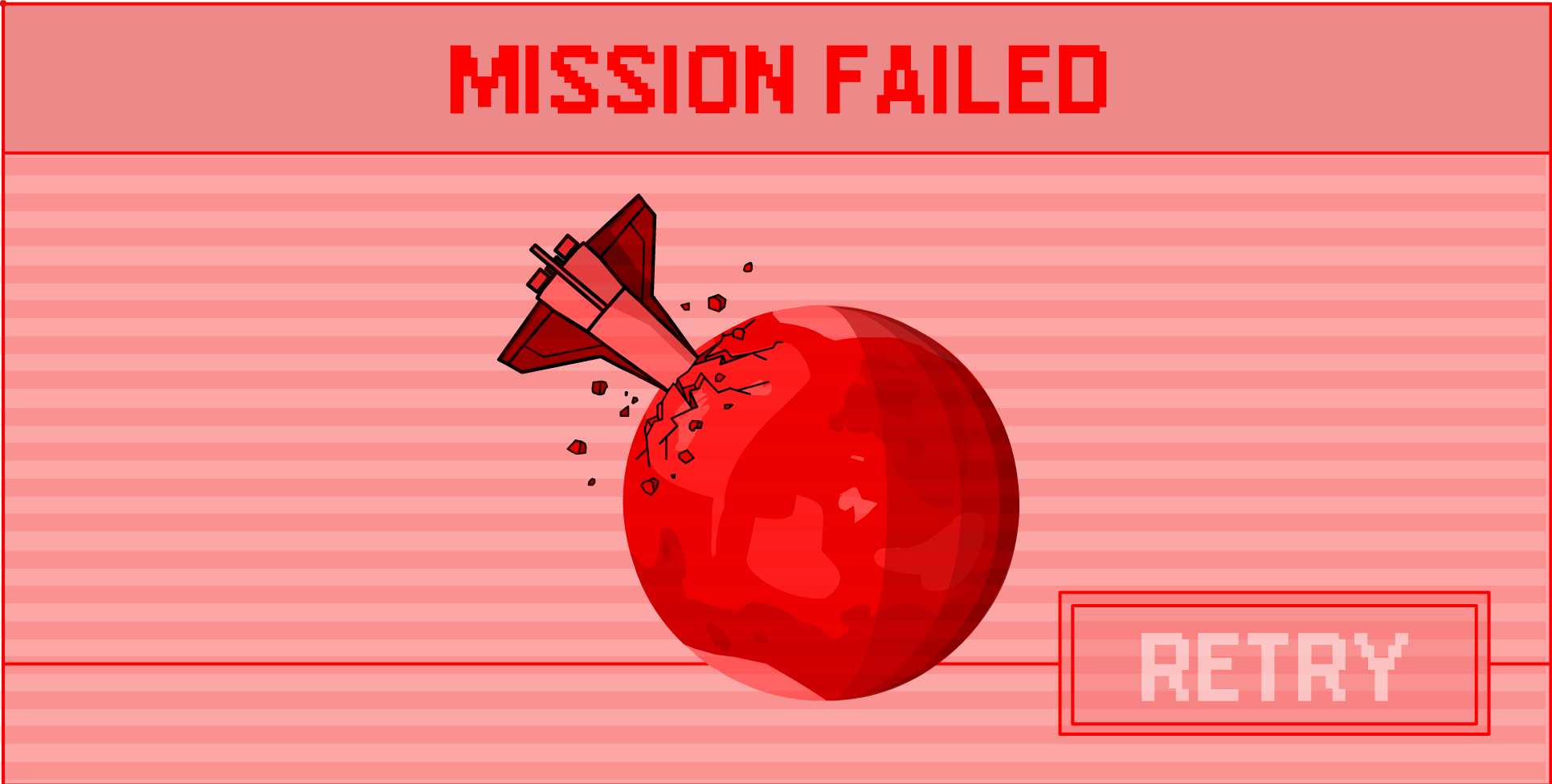 Beta Team Solar System Mission Failed Message - Team Failed (1932x976), Png Download