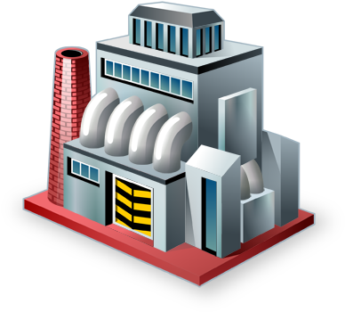 Factory Save Icon Format - Factory Icon 3d Png (400x400), Png Download