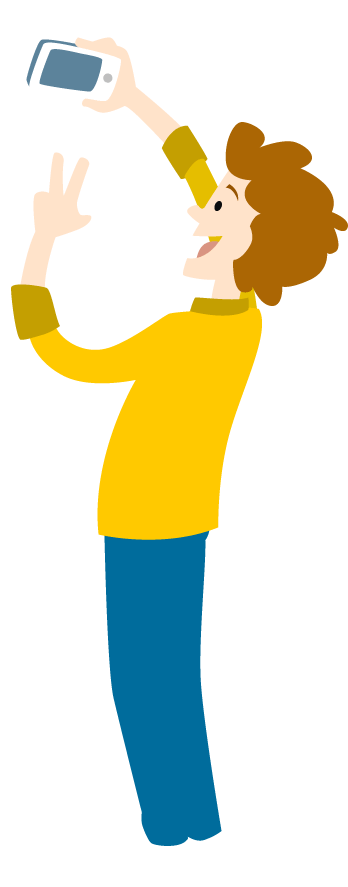 Vector Freeuse Library Cartoon Picture Of Cartoonview - People Take Photo Cartoon (360x900), Png Download
