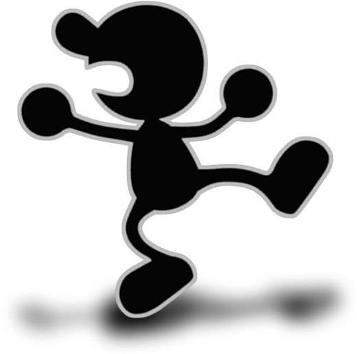 Game And Watch Icon Ssb5 - Mr Game And Watch Ssb4 Png (535x535), Png Download