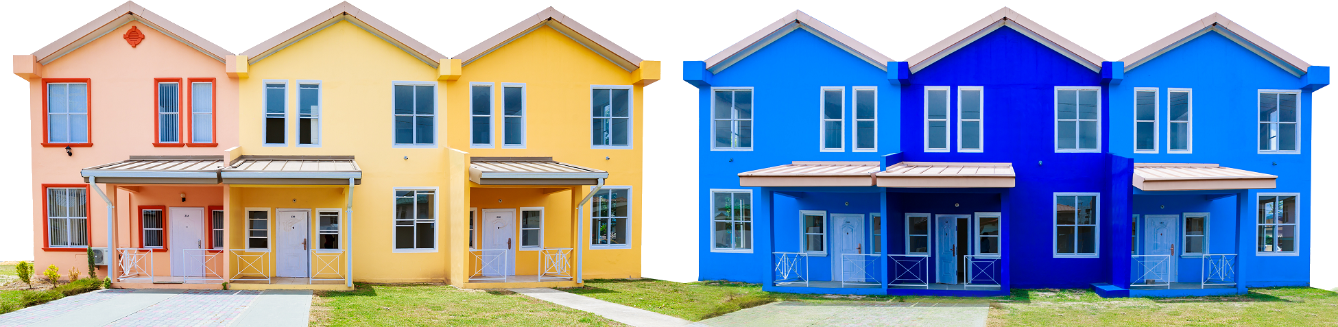 Hdc Begins The Distribution Of Real Spring Houses - House (1951x477), Png Download