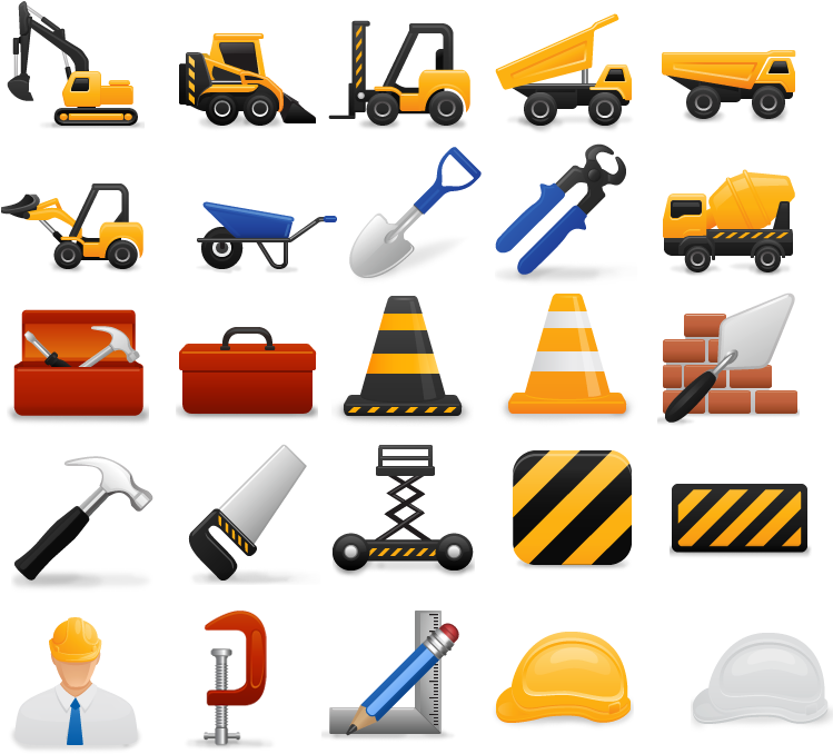 Construction Icons - Construction Icon Free (800x800), Png Download