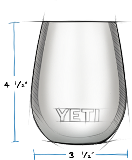 Picture Download Transparent Bottle Tumbler - Yeti Wine Tumbler (640x380), Png Download