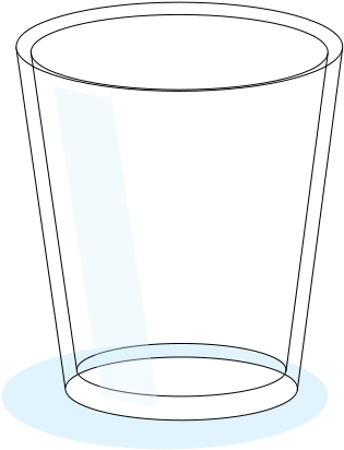 Glasses Clipart Tumbler - Pint Glass (618x800), Png Download