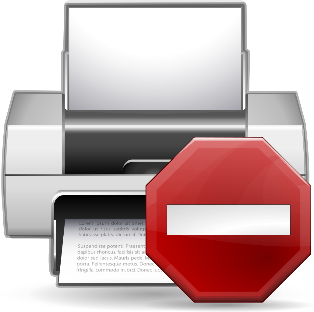 Oxygen480 Status Printer Error - Printer Error (1041x1024), Png Download