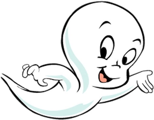 Casper The Friendly Ghost Flying Png - Casper The Friendly Ghost Png (539x444), Png Download