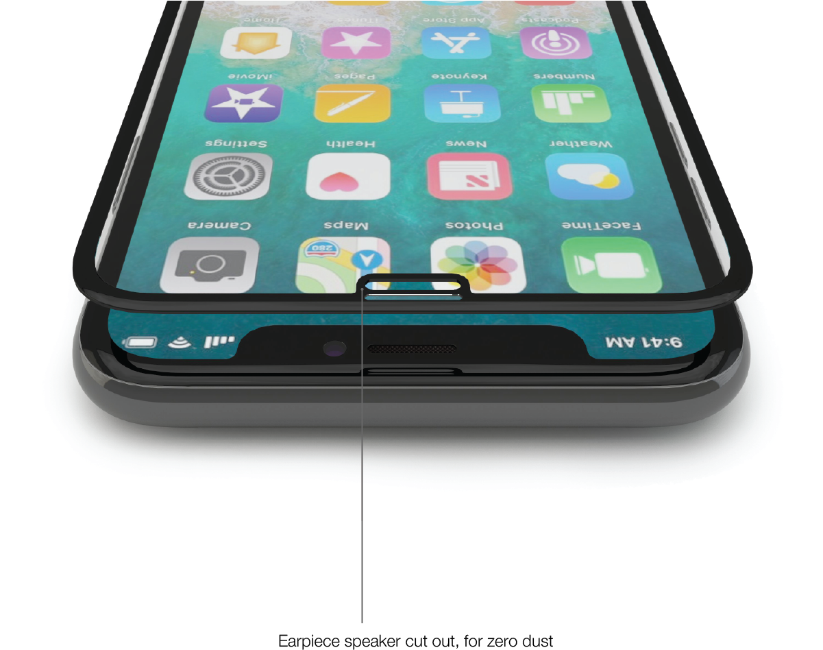 Iphone X/xs Screen Protector - Screen Protector (1024x1024), Png Download
