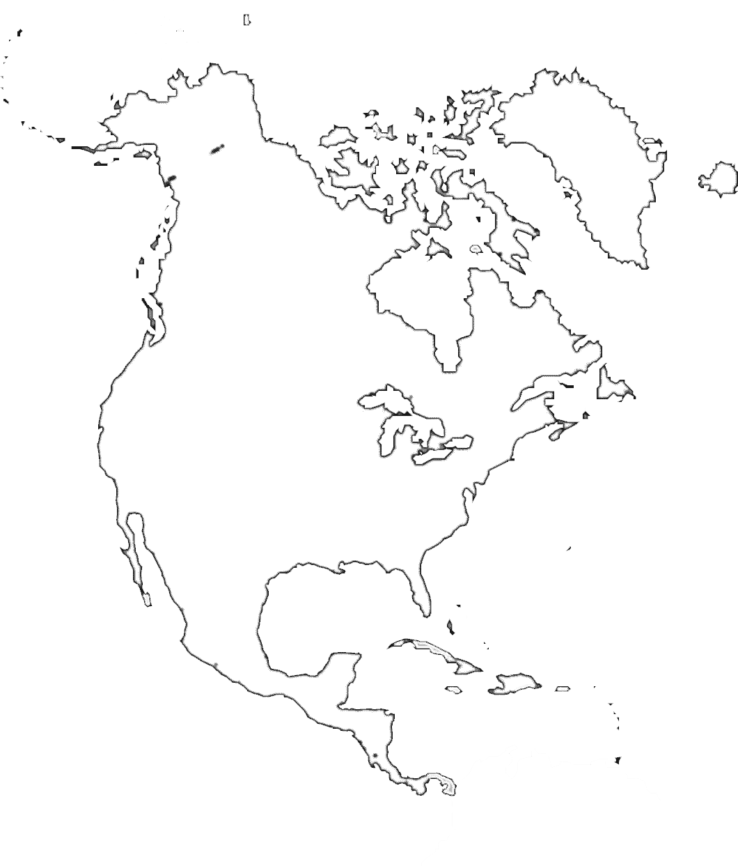 North America No Borders (1060x1243), Png Download
