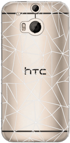 Abstraction Outline White Transparent - Htc One M8 - 32 Gb - Amber Gold - Verizon - Cdma (300x497), Png Download