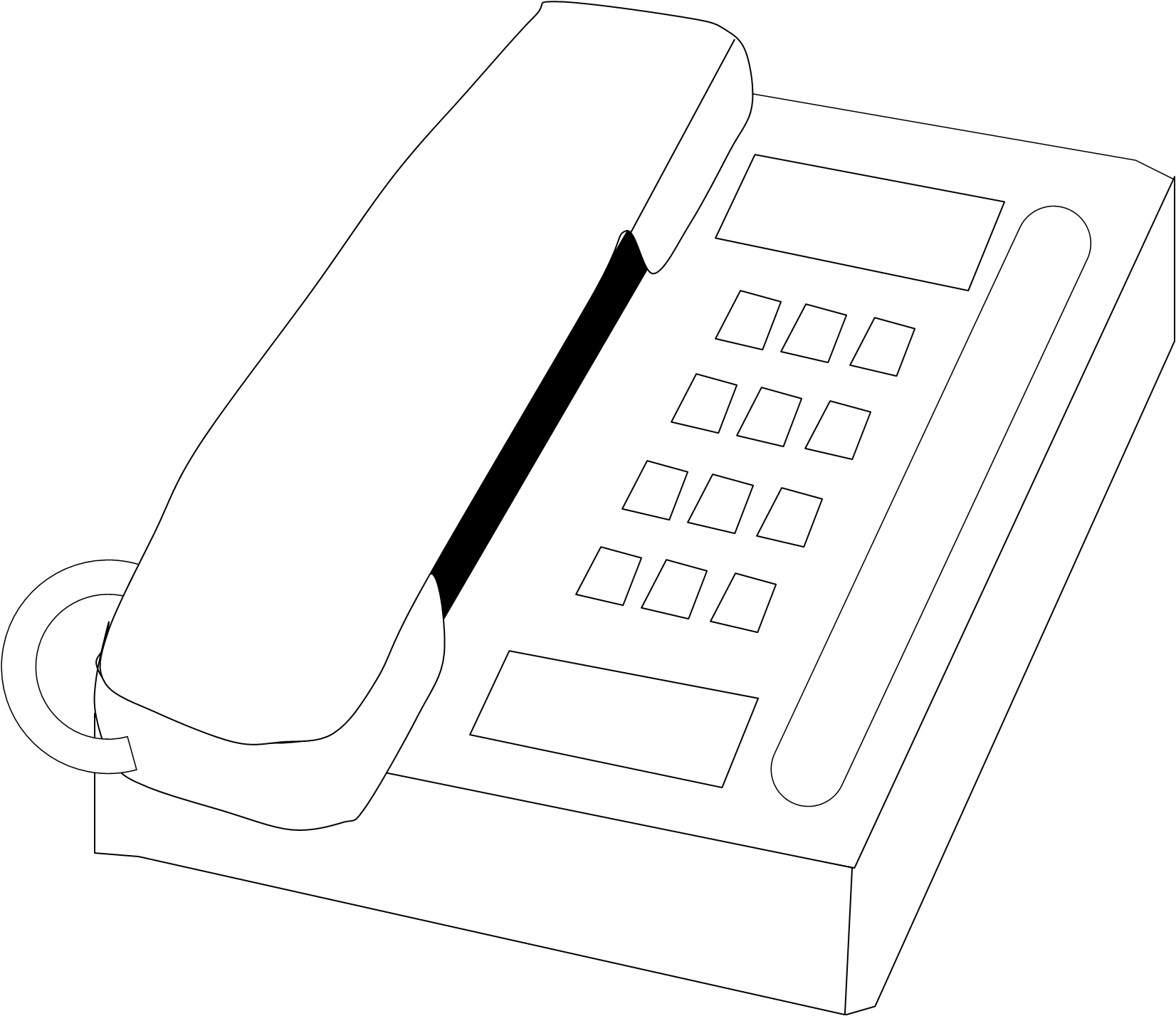 Png Royalty Free Stock Bw Free Images At Clker Com - Line Art (1652x1427), Png Download