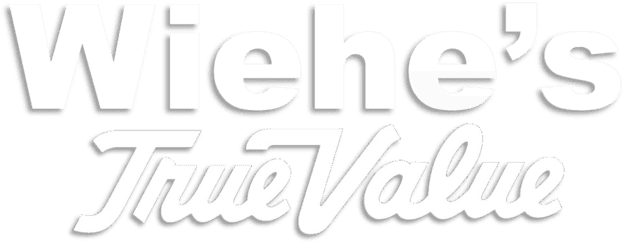 Wiehe's True Value - White True Value Logo (640x249), Png Download