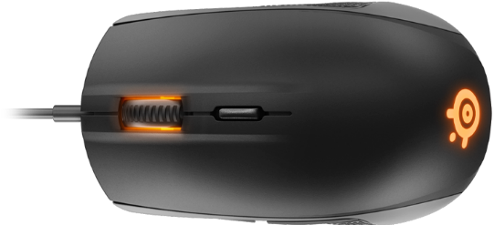 Steelseries Rival 100 Gaming Mouse Black (614x330), Png Download
